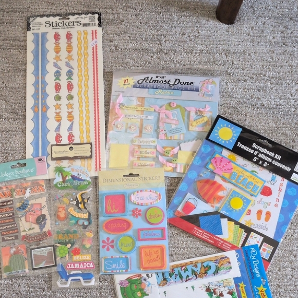 Colorful Scrapbook Sticker Collection - Picture 1 of 10